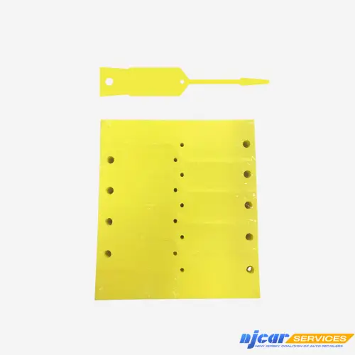Key Tags – Self Locking Yellow